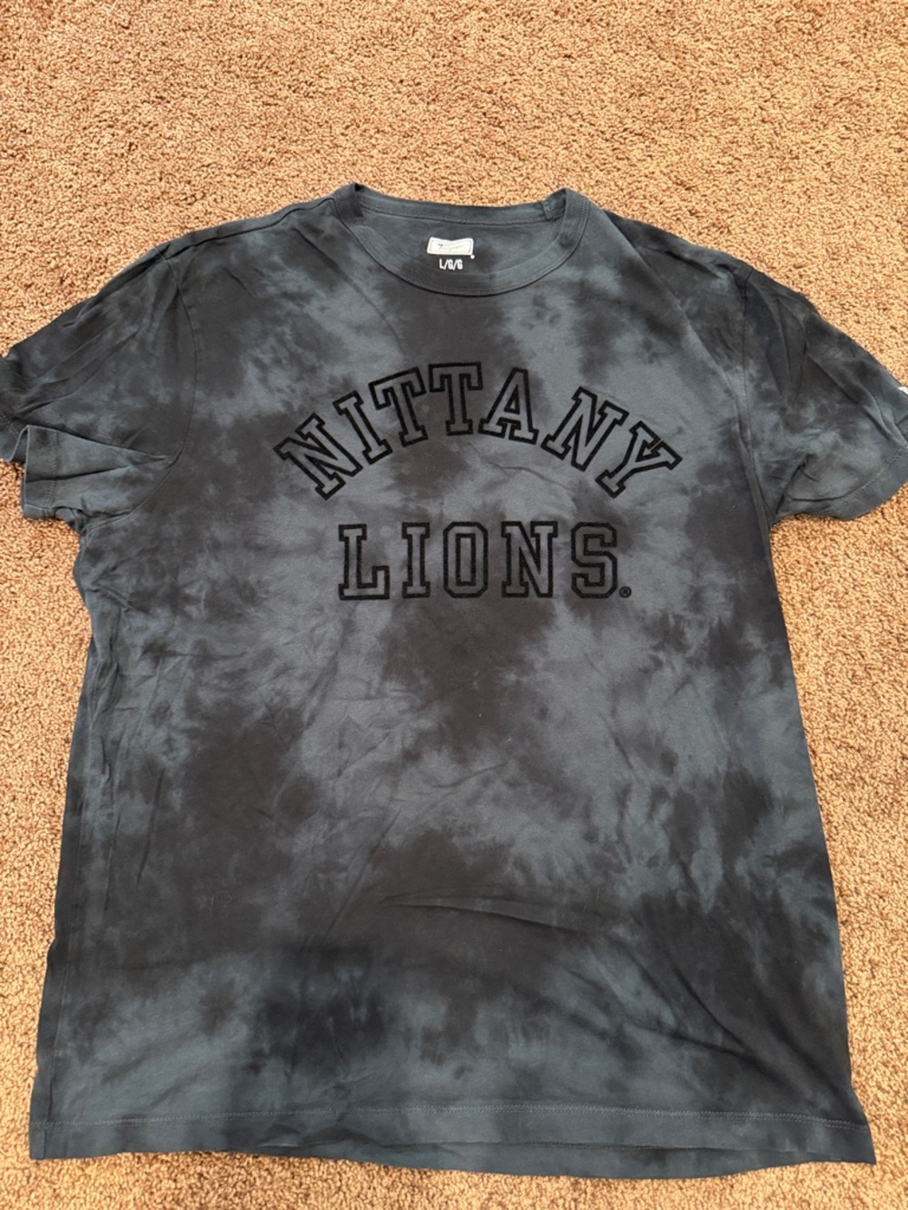 Penn State Nittany Lions Black Tie-Dye Tee
